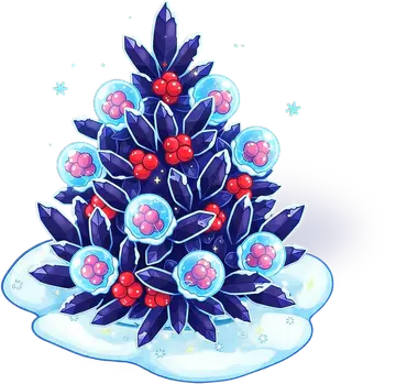 Garnet Snowbloom, Winter event building, animated